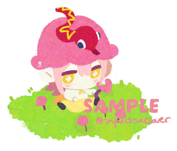 Chibi with simple bg